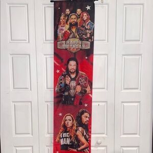 WWE Red Happy Birthday Banner